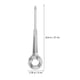 thumbnail image 3 of FELTECHELECTR Llave para tambor de aluminio, llave para tapón de tambor, herramienta para quitar tapas de tambor de un galón, herramienta para abrir barriles, 3 of 6