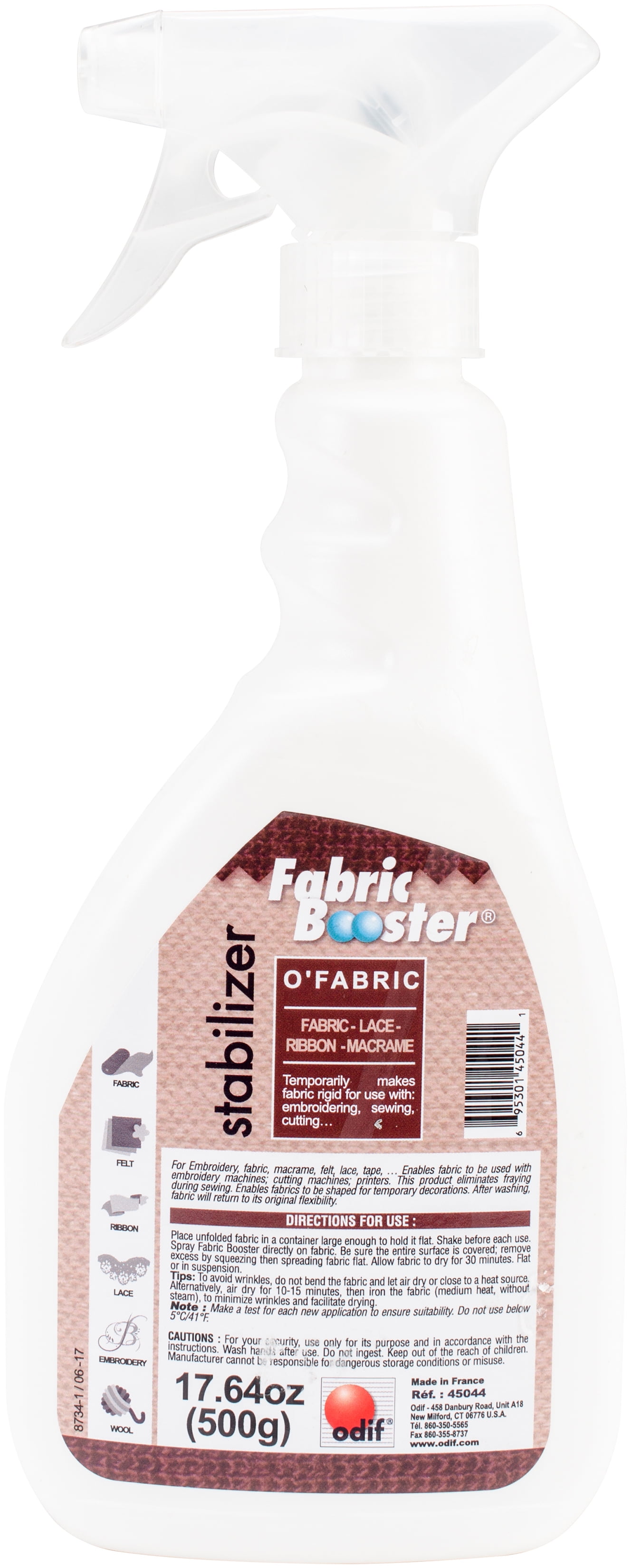 Odif USA Fabric Booster Stabilizer Spray17.64oz