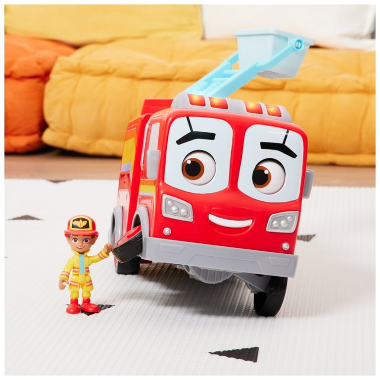 Disney Junior Firebuds, Bo & Flash Figure & Fire Truck Set with VROOMLINK for Kids Ages 3+ Disney Junior Firebuds, Bo & Flash Figure & Fire Truck Set with VROOMLINK for Kids Ages 3+