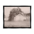 thumbnail image 2 of Stupell Industries Quaint Wildflower Meadow Countryside Barn Farmland Fog Photograph Metallic Gold Floating Framed Canvas Print Wall Art, Design by Lori Deiter, 2 of 5
