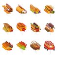 thumbnail image 1 of Thanksgiving Cupcake Toppers Pumpkin Maple Topper Fall Themed Turkey Cake Picks Autumn Cake Decorations for Thanksgiving Day, 1 of 5