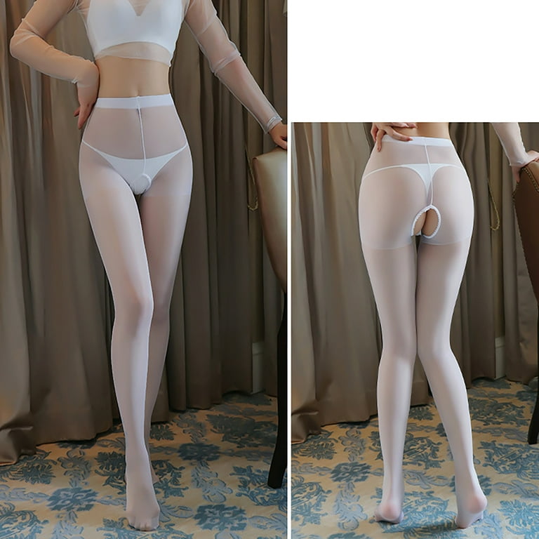 Wozhidaoke Tights for Women Open Crotch Stockings Women'S Fun Underwear  Open Body Stockings Crotchless Panties Pantyhose