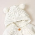 thumbnail image 5 of Toddler Boys Girls Winter Knitted Cardigan Jacket with Hood Cute Bear Ear Fall Sweater Outwear, 5 of 6