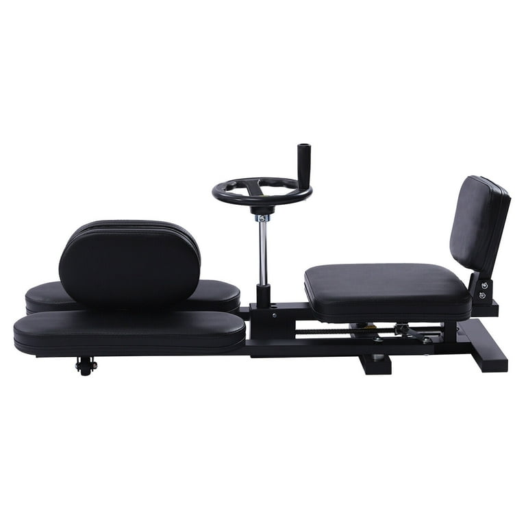 Split stretching machine outlet