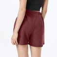 thumbnail image 6 of Bzhegqhd Women's Summer Solid Color Casual Side Pocket Short Elastic Shorts, 6 of 8