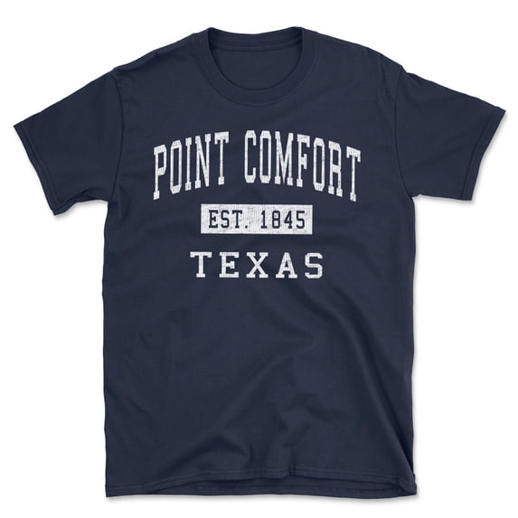 Point Comfort Texas Classic Established Men's Cotton T-Shirt
