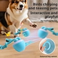 thumbnail image 2 of Interactive Dog Toys Ball - 2026 New Automatic Vibrating Dog Ball with Bird Sounds & LED Light, 3 Modes Smart Moving Pet Toy for Boredom, TPU Bouncing Balls for Large Medium Small Dogs, 2 of 7