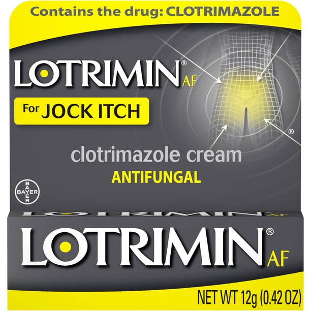 Lotrimin Af Jock Itch Antifungal Treatment Cream 0 42 Ounce Tube Walmart Com