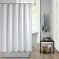 thumbnail image 4 of Cortina de Baño Blanca Suave Cortina de Ducha Impermeable Varios Tamaños con Ganchos, 4 of 6