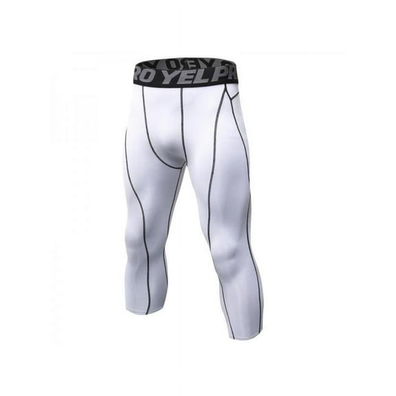 Fysho Men Dri-Works Core Relaxed Fit Workout Pant Capri Legging