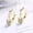 gold, variant on 925 Silver Round Cone Ear Clip Hoop Huggie Earrings Womens Jewelry Gift-gold