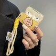 thumbnail image 4 of Funda para auriculares Snoopy Charlie Brown para Apple Airpods Pro 1 2 3, funda protectora con dibujos animados y correa para el cordón, accesorios, 4 of 5