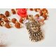 thumbnail image 4 of Kamada Combination of Shri Hanuman Bahuk holy book and exquisite Shri Khatu Shyam Tulsi (basil) mala,Spritual Pendant Necklace for Women and Men, 4 of 5