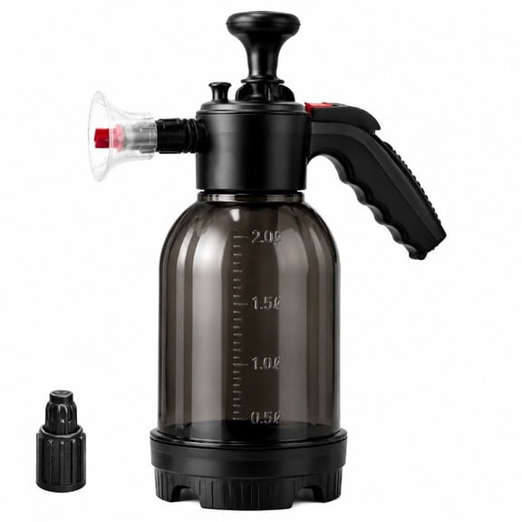 0.5 Gallon Foam Sprayer with Thick Foam Nozzle, Hand Pump Pressure Sprayer for Car Wash, Auto Detailing and Garden Cleaning