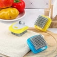thumbnail image 3 of 3 Pieces Vegetable Brush Potato Scrubber Brush Vegetable Brush Scrubber For Food Flexible Bristles, 3 of 4