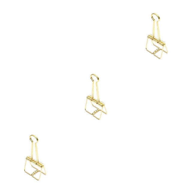 Moyic Clips de carpeta de Metal huecos de varios tamaños, notas, papel de carta, Clip colorido para oficina Type1 NO1