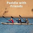 thumbnail image 4 of Sea Eagle 465FT Fasttrack Inflatable 15'3" 1-3 Person Touring Kayak with Rigid External keel - Smoother Paddling Experience Light Weight- 3 Person Deluxe Package, 4 of 4