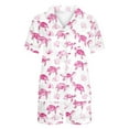 thumbnail image 5 of Ruimatai Women Casual Pajama Set Short Sleeve Blouse Short Pants Sleepwear Loose Comfortable Turtle Print Polyester Lounge Outfit, 5 of 5