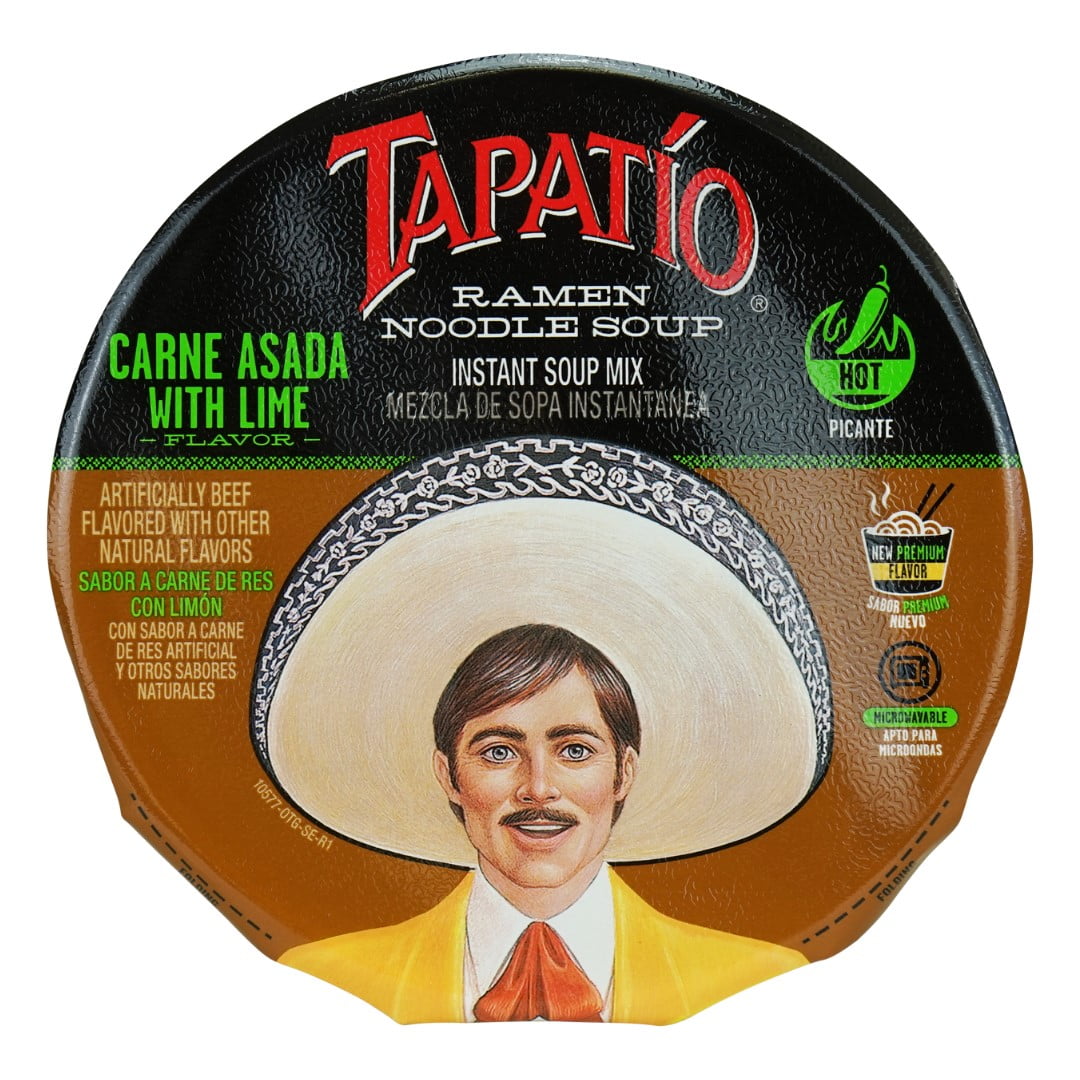 (6 pack) Tapatio Spicy Carne Asada Flavor Ramen Bowl, 3.8oz