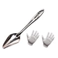 thumbnail image 2 of Cuchara para comedero de pájaros, herramienta de alimentación para loros, accesorio de metal, resistente, portátil, fácil de limpiar, práctica cuchara Juego de 2 piezas, 2 of 10
