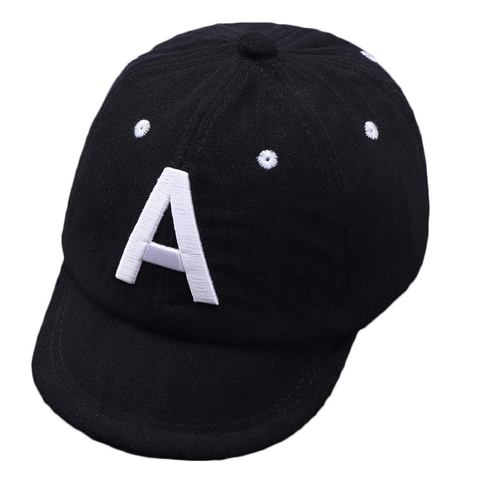 Baby Boy Baseball Cap Striped Sunhat Letter Sun Protection Hat