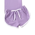 thumbnail image 5 of VIKING GLORY Newborn Kid Baby Girl Summer Outfit Clothes Set T-shirt Top Pants Shorts 2PCS, 5 of 5