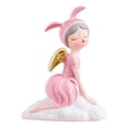 thumbnail image 1 of Moderna estatua de niña en , escritorio artesanal para regalo de 10cmx8cmx8cm Zulema Figuritas de niña de resina, 1 of 8