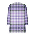 thumbnail image 6 of Favoffer Girls’ Plaid Print Cardigan Open-Front Long Sleeve Coat with Pockets Fall Wear Big Kid 5-14Y, 6 of 7