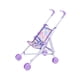 thumbnail image 2 of Carrito de juguete en miniatura, regalo realista de 10 pulgadas, cochecito de empuje, porta muñecas, cochecito de bebé, carrito de juguete para niñas violeta, 2 of 8