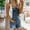Blue, variant on Overall Shorts for Women Ripped Denim Bib Jumpsuit Roll Hem Jean Shorts Denim Retro Casual Summer Denim Jumpsuit