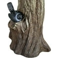 thumbnail image 5 of 23” Tall Fibre Reinforced Concrete Birdbaths with Birds for Patio, Woodland Tree Trunk Decorative Outdoor Bird Bath for Garden，Pedestal Birdbaths for Outdoors, Garden, Patio, Lawn, Backyard, 5 of 7