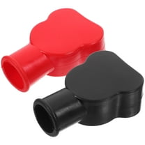 Supvox 2Pcs Easy Install Terminal Caps for Automotive Battery Protection Plastic Multi