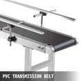 thumbnail image 6 of BENTISM PVC Two-Way Belt Conveyor, 71×7.8 inch Motorized Conveyor Industrial Transport Conveyor, w/Double Guardrails Anti-Static Adjustable Conveyor Table Electric Handling, 6 of 9