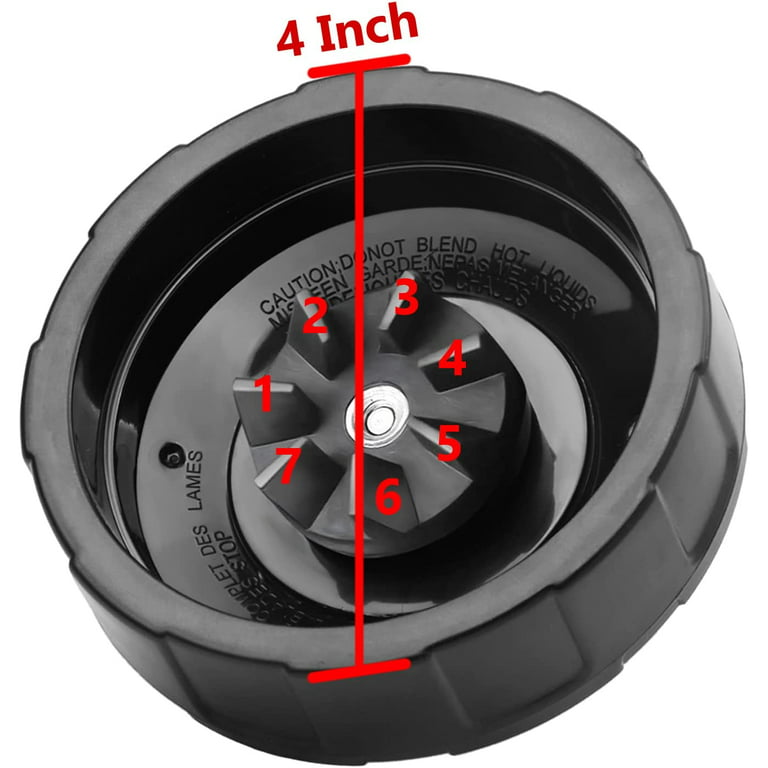  Blender Replacement Parts Fit for Ninja Ultima Blender,  Compatible with Nutri Ninja Auto IQ BN800 BN801 BL487T BL486 Juicer  Accessories Ect.(6 Fins) : Home & Kitchen