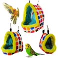 thumbnail image 2 of Bird Hanging Hammock Warm: Soft Parrot Nest Small Animal Sleeping Bed for Winter, 2 of 10