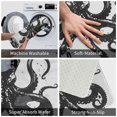 thumbnail image 3 of Fuzoiu Abstract Ink Octopus Print Door Mat Outdoor Indoor Welcome Mats, Front Doormat,Flannel Non Slip Durable Entrance Rugs for Front Door, Inside Outside Entry, Porch, Resist Dirt,16x24in, 3 of 7