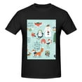 thumbnail image 4 of Bingfone Christmas Winter Animals Men'S Loose Fit Short-Sleeve Pocket T-Shirt, 4 of 7