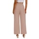 thumbnail image 4 of Pantalones de Traje de Mujer, Cierre de Botones Pantalones de Negocios de Piernas Anchas Rectas, 4 of 4