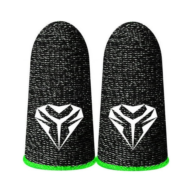 1 par de fundas para dedos para juegos para PUBG guantes ,s antideslizantes a prueba de sudor para la yema del dedo guantes para pulgar para juegos móviles