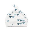 thumbnail image 4 of Lulujo Baby Hello World Newborn Bamboo Hat and Swaddle Blanket Set, 4 of 9