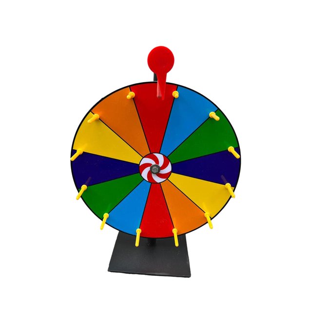 pitrice Roue de Couleurs Prix Roue de Fortune pour 40cm Couleurs de Fête 6 Activités Promotionnelles à Thème