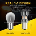 thumbnail image 4 of AUXITO 1156, 7506, P21W, BA15S Amber Yellow LED Turn Signal Light Bulbs With Build-in Load Resistor CANBUS Error Free, 4 of 11