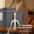 thumbnail image 5 of HARPPA 3 in 1 Baby Bassinet Bedside Sleeper, Height Adjustable, Easy Folding, Gray, 5 of 9