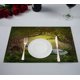 thumbnail image 1 of ABPHQTO Woodland Unicorn Squirrel Unicorn Forest Trees Mantel individual 30x45 cm Juego de 2 manteles individuales de mesa, 1 of 2