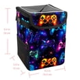 thumbnail image 5 of Game Controller Foldable Mini Car Trash Can with Lid and Leak-Proof Hanging Storage Bag, 5 of 6