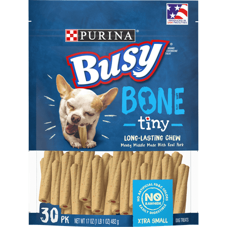 Purina Busy Toy Breed Dog Bones, Tiny - 30 ct.