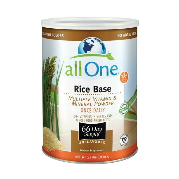 allOne Rice Base Multiple Vitamin & Mineral Powder Once Daily