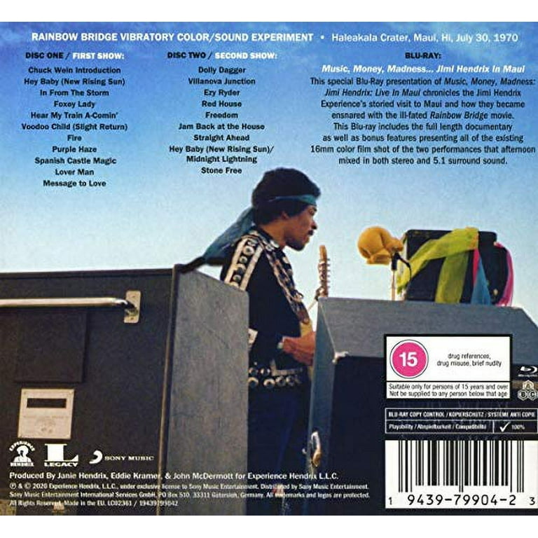 Jimi Hendrix - Live In Maui - Music & Performance - CD - Walmart.com