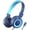 Blue, variant on Upgrade USB Type C Kids Headphone for School, 94dB Safe Volume Limited, HD Stereo Sound, Foldable Lightweight On-Ear Headphones for Boys/Girls/Students/Tablet/Travel-Blue