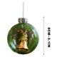 thumbnail image 3 of Adorno navideño de rana esférica de 8 cm para colgar con cordón dorado | Llavero redondo con textura 3D para árbol de Navidad, ideal como regalo para casa, oficina, coche, dormitorio o envoltorio., 3 of 6